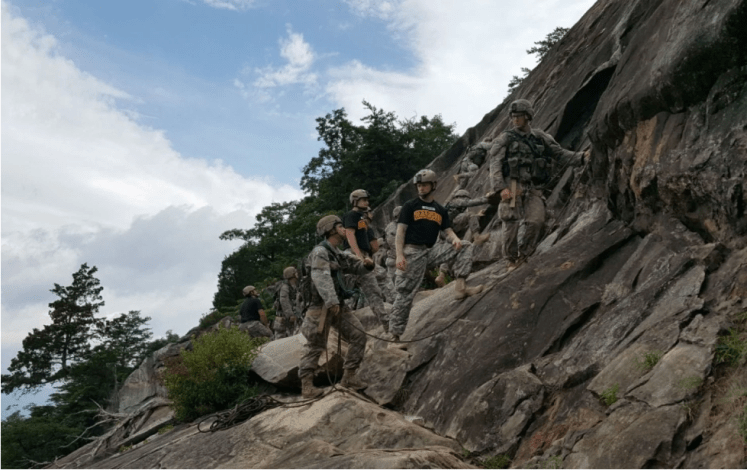 US Army Rock Climbing Mount Yonah Georgia