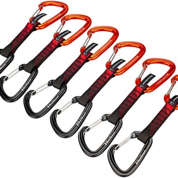 Lead climbing outdoors